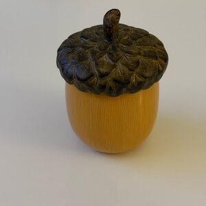 VTG Hallmark Acorn Ceramic Decor Item/Candle Holder